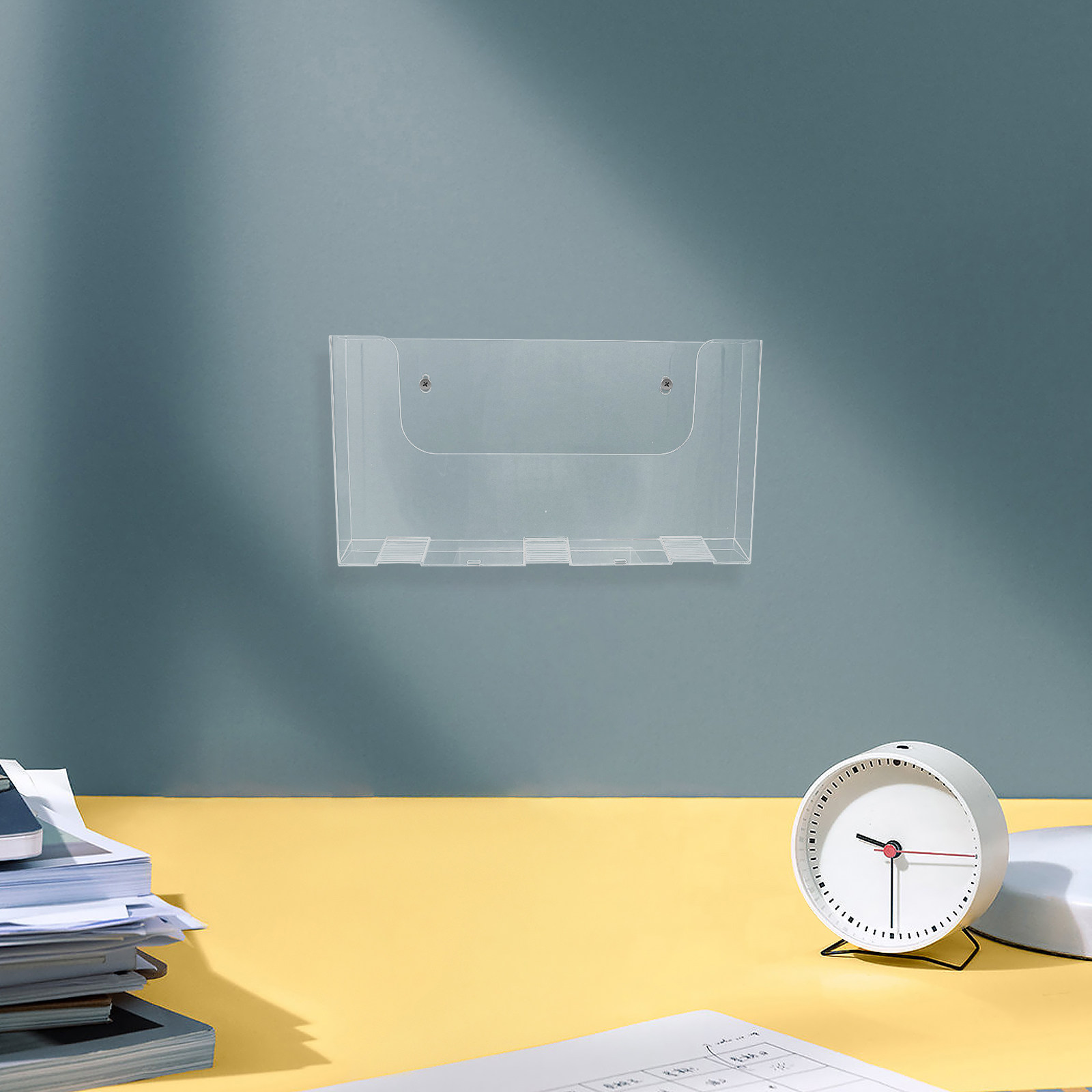 Magazine Holder Rack - حامل ملفات جداري من الأكريليك، عبوة