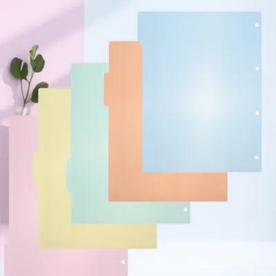 Tab Divider A4 - 10 قطع من فواصل الفهرسة البلاستيكية