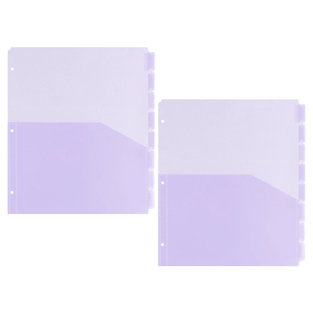 Tab Divider A4 - 2 مجموعة من الفواصل لملفات A4
