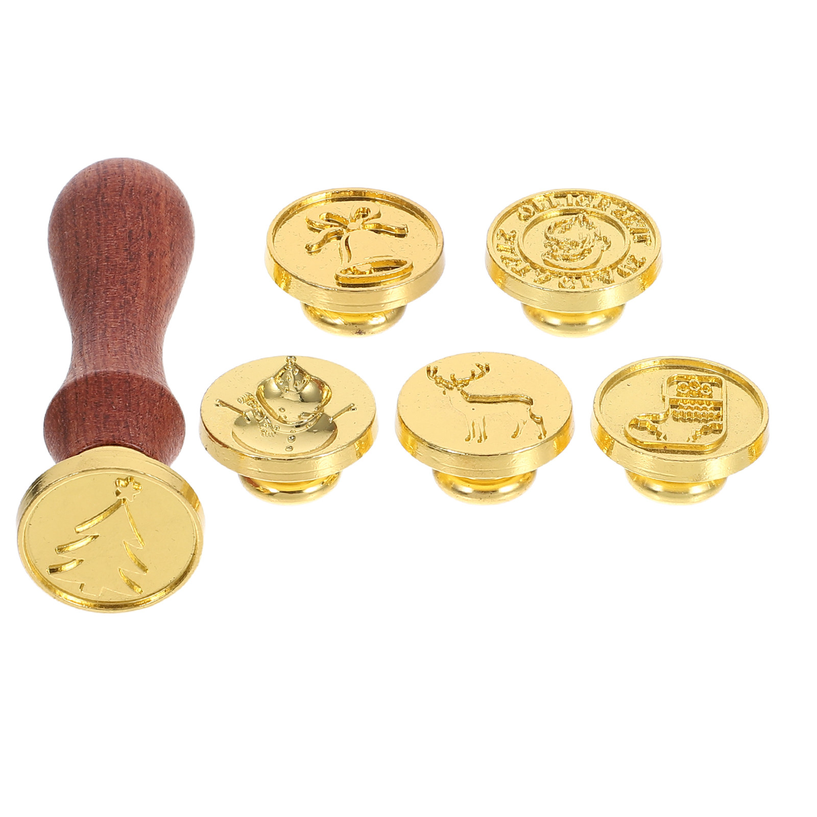Wax Seal Stamp Set - مجموعة طوابع شمع عتيقة بتصميم عيد