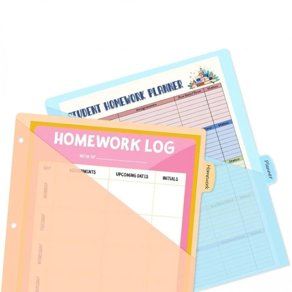 8 قطع فواصل ملفات بلاستيكية بح - مراجعة Tab Divider A4 وسعره