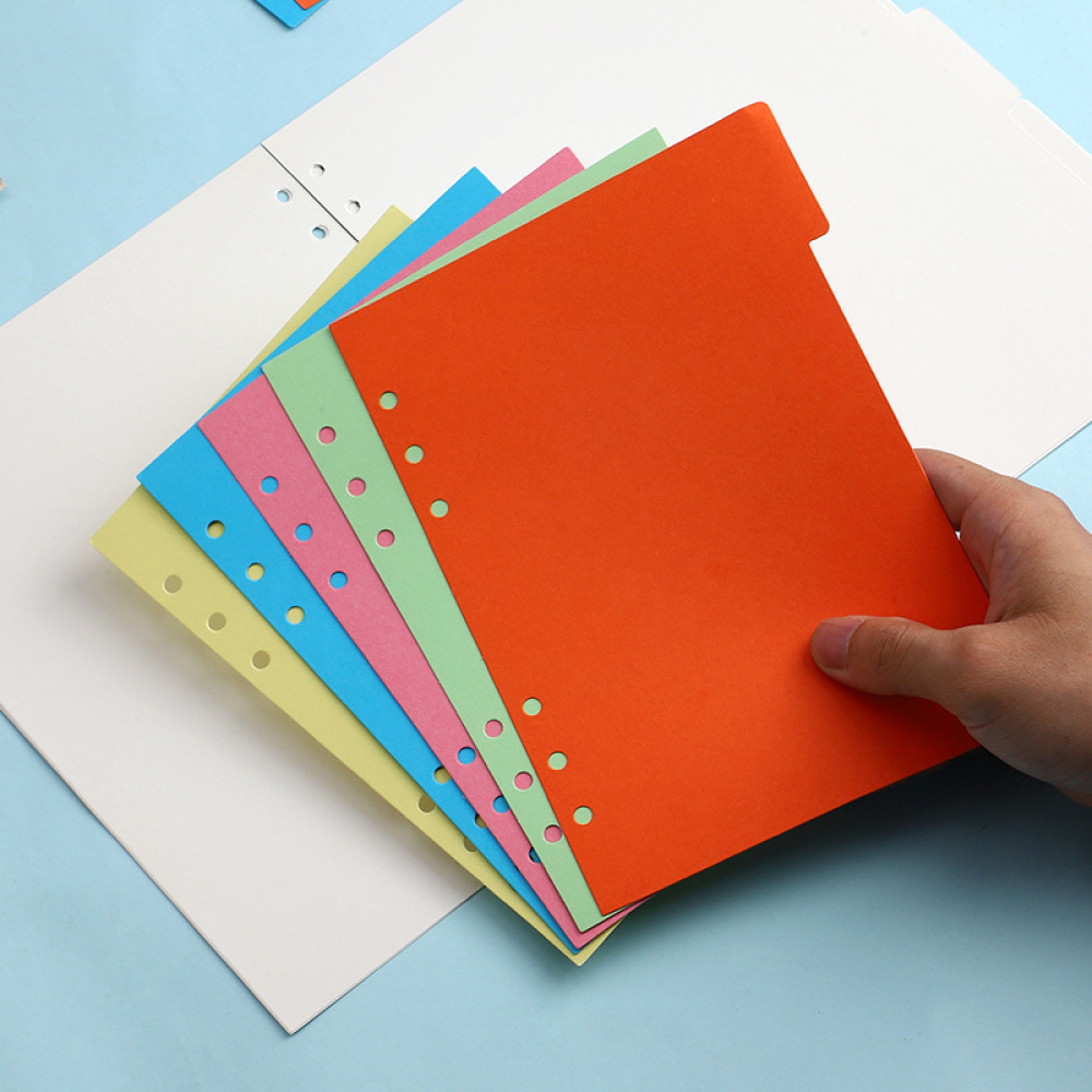 فواصل فهرسة ملونة بعلامات تبوي - مراجعة Tab Divider A4 وسعره