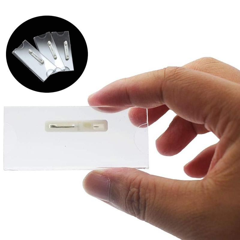 مشبك دبوس أمان شفاف، حامل بطاق - مراجعة Index Card Holder وسعره