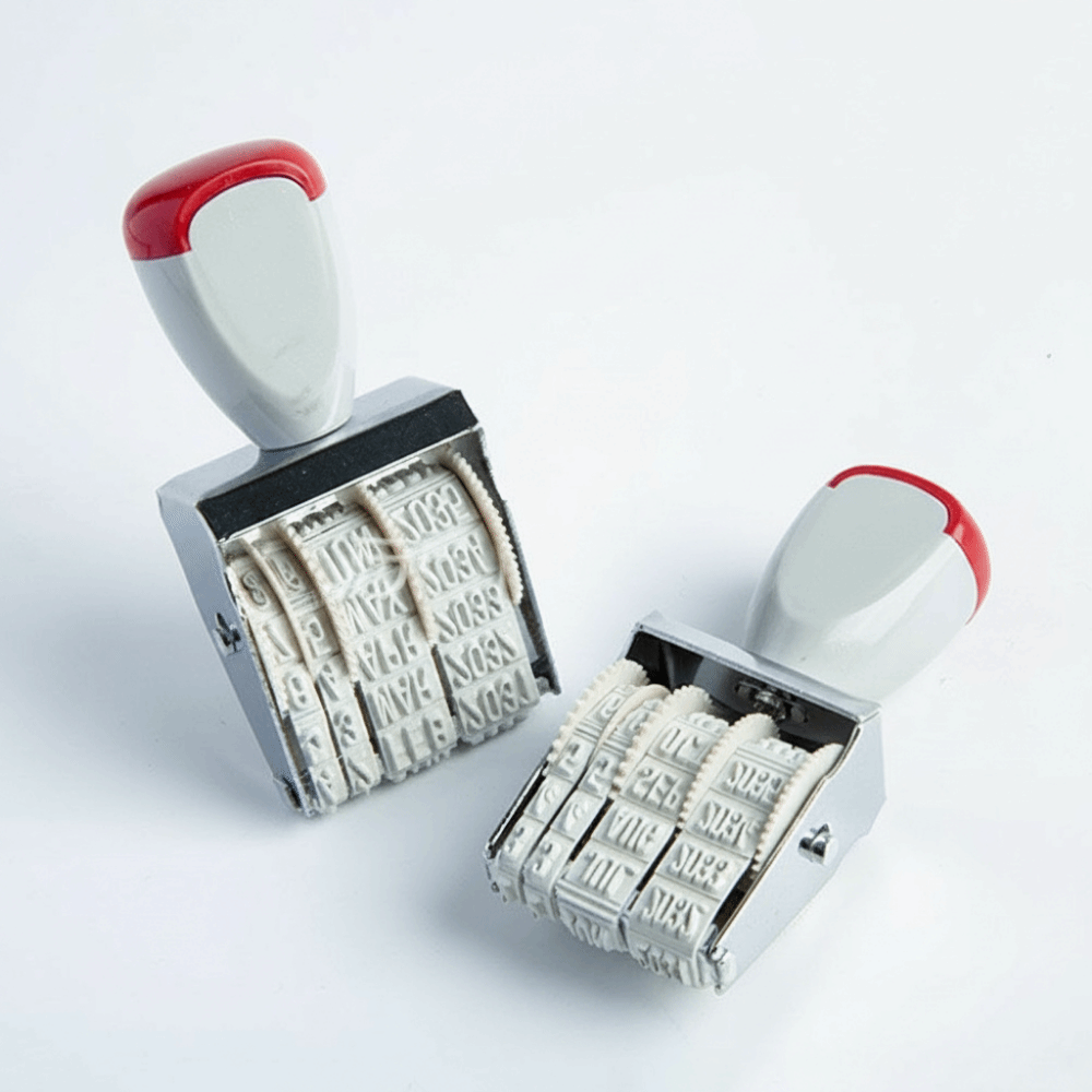 ختم تاريخ رقمي عملي بعجلة دوار - مراجعة Rubber Date Stamp وسعره