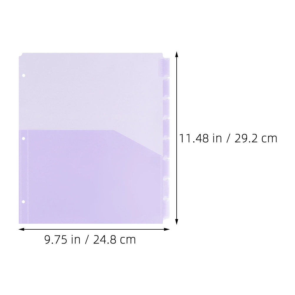 2 مجموعة من الفواصل لملفات A4  - مراجعة Tab Divider A4 وسعره