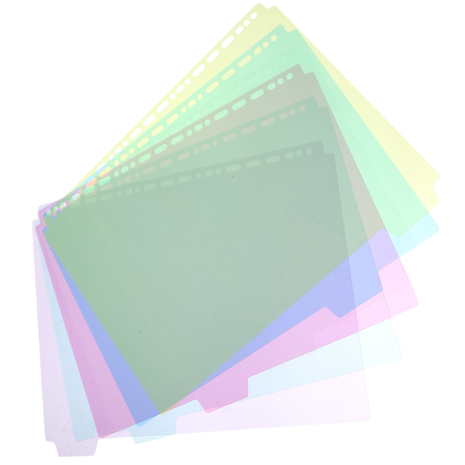 6 قطع من فواصل الملفات ذات الع - مراجعة Tab Divider A4 وسعره