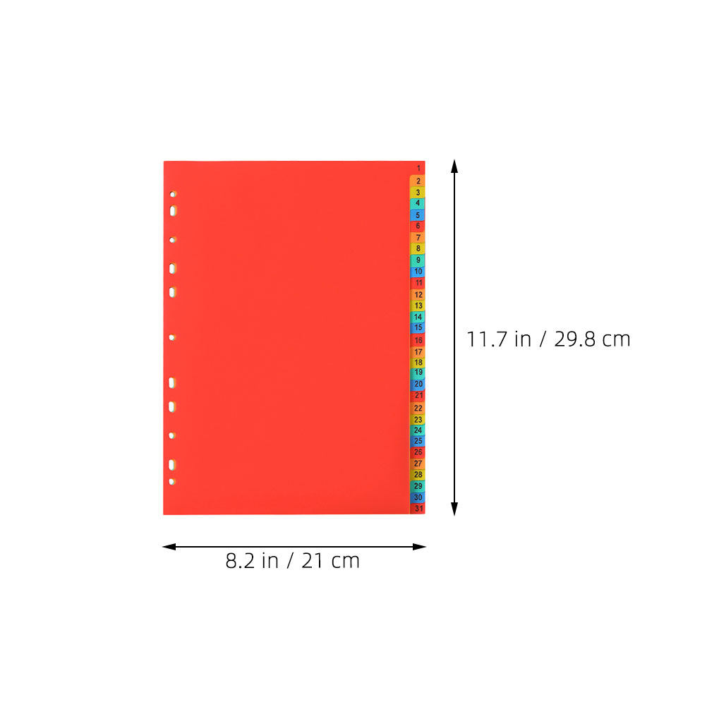 مجموعتان من فواصل الفهرسة A4 ا - مراجعة Tab Divider A4 وسعره